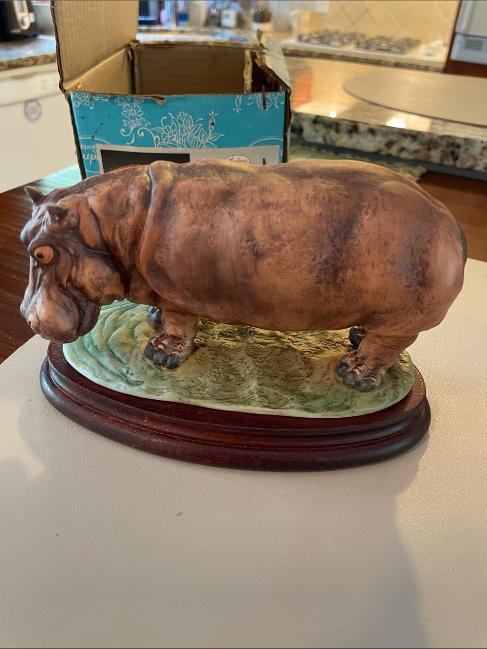 Andrea By Sadek Hippo Figurine